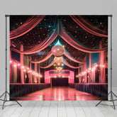 Aperturee - Aperturee Starry Dynamic Dance Hall Architecture Photo Backdrop